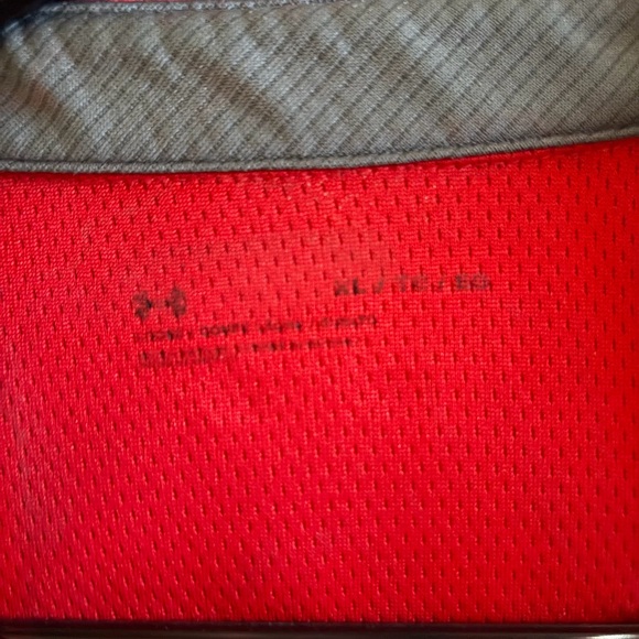 Under Armour Men's Vibrant Red Polo - Picture 4 of 6